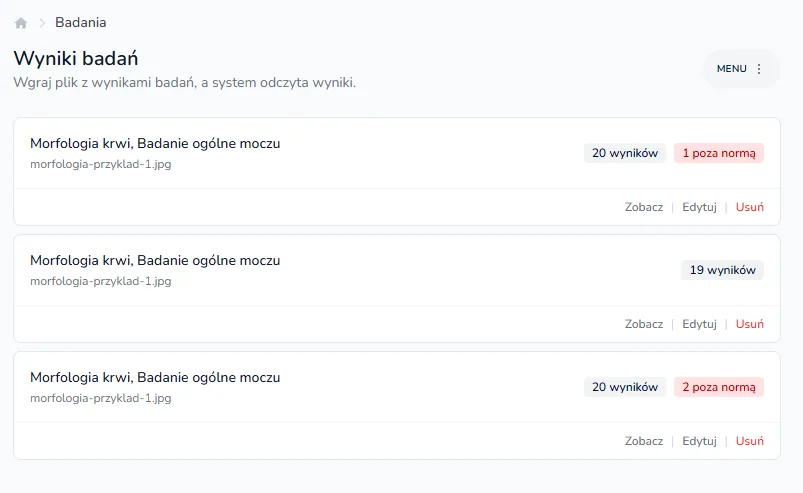 Miejsce na screen z aplikacji